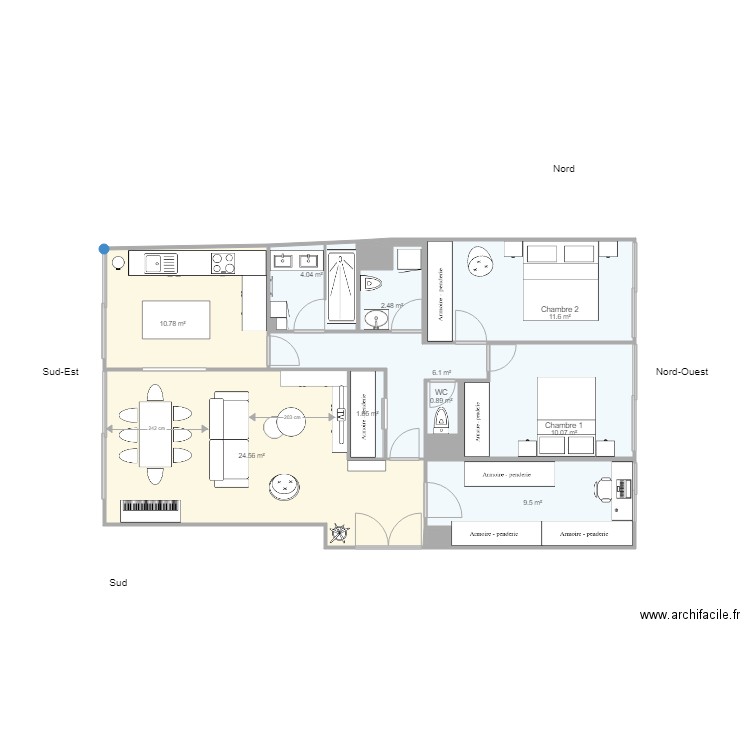 Dalia plan 3. Plan de 0 pièce et 0 m2