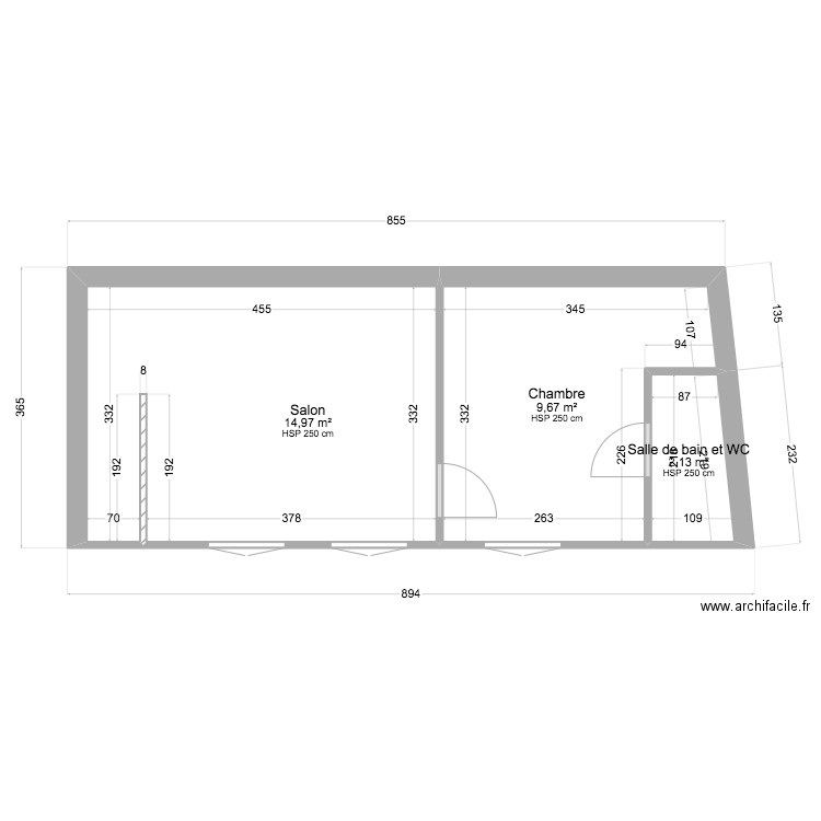 PLAN R+1 PROJET AURIA. Plan de 0 pièce et 0 m2