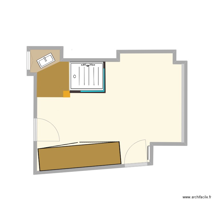 Said avec Douche Finale. Plan de 0 pièce et 0 m2