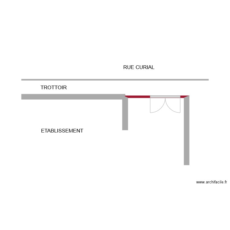 PROJET PORTE . Plan de 0 pièce et 0 m2