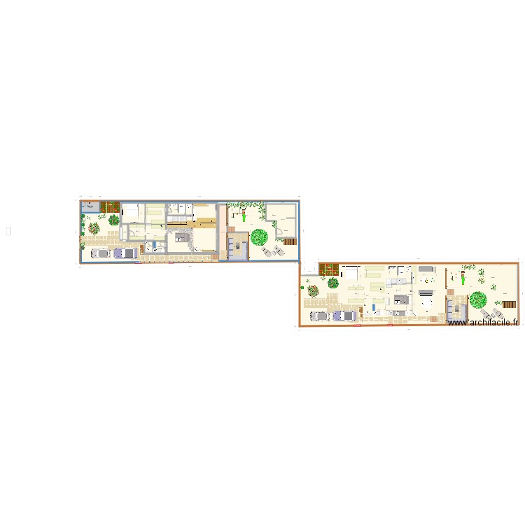 20211209 Carrelage cuisine 3. Plan de 17 pièces et 742 m2