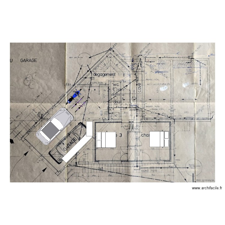 Malvault RDC_v1. Plan de 0 pièce et 0 m2