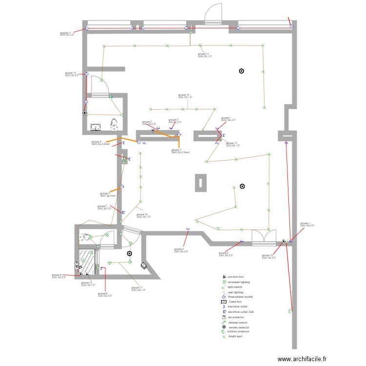 restaurant. Plan de 0 pièce et 0 m2