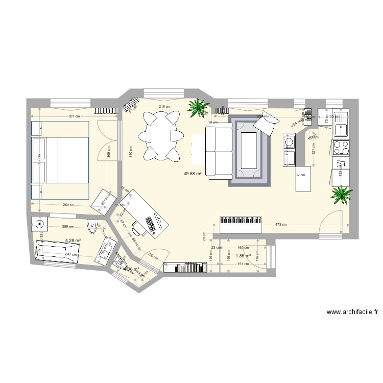 henri chevreau V1. Plan de 0 pièce et 0 m2