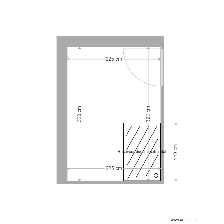 Salle de Bain. Plan de 0 pièce et 0 m2