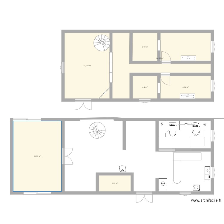 MARCILLAC1. Plan de 0 pièce et 0 m2