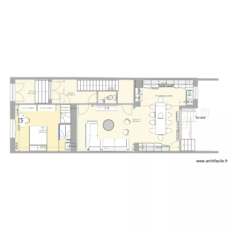 CLOVIS. Plan de 