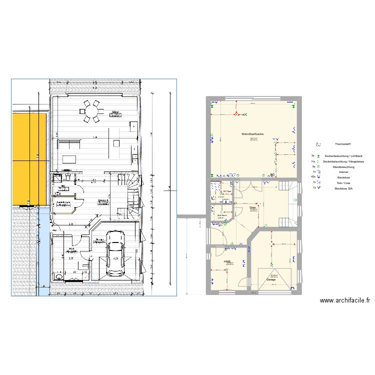 MattSpicheren Final EG -  Strom. Plan de 6 pièces et 128 m2