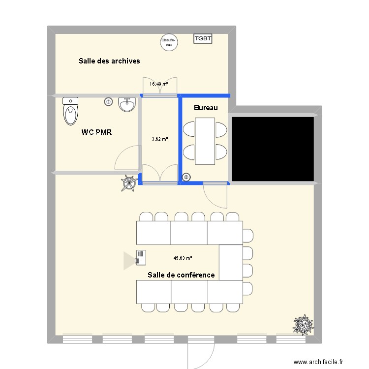 MÉDECINE DU TRAVAIL APRÈS. Plan de 0 pièce et 0 m2