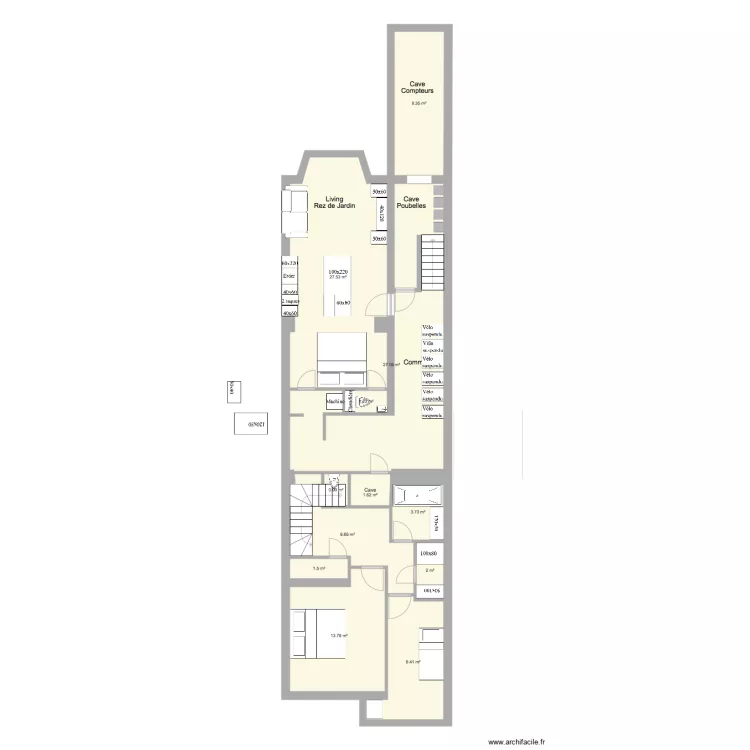 Marie Jos&eacute; Rez jardin NewAd&eacute;5 mesures ok. Plan de 0 pièce et 0 m2