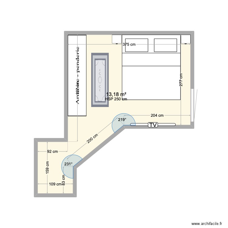 CHAMBRE. Plan de 0 pièce et 0 m2