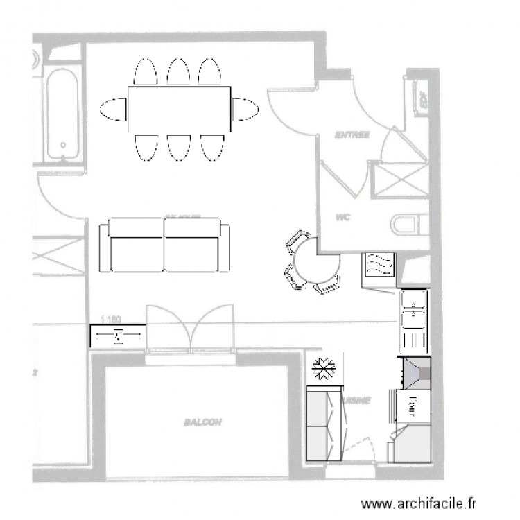 cuisine kevin. Plan de 0 pièce et 0 m2