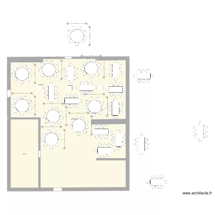 Grange mariage plan 2 125 pers. Plan de Grange mariage plan 2 125 pers. Plan de