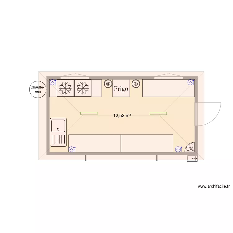 Club House CSG. Plan de 