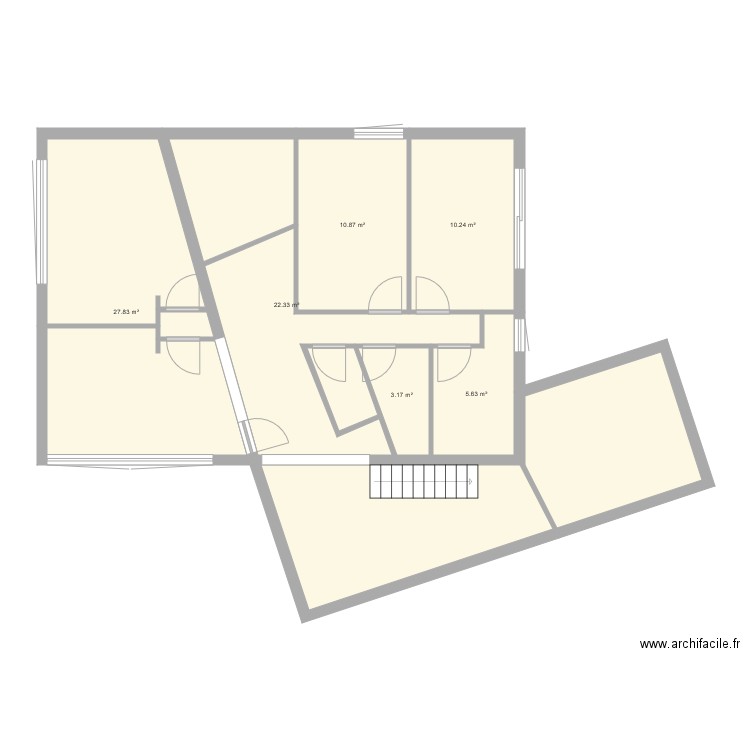Philippart Etage. Plan de 0 pièce et 0 m2