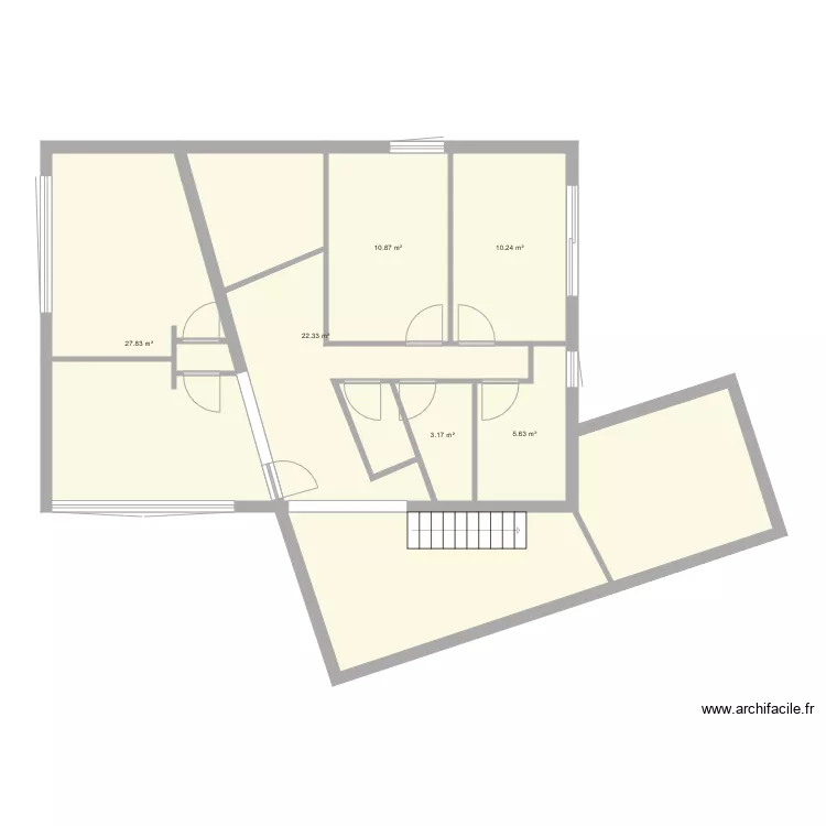 Philippart Etage. Plan de 