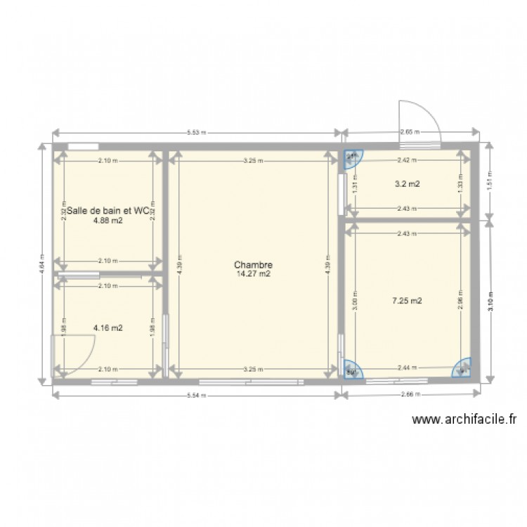 EXTENSION TROUVILLE 2. Plan de 0 pièce et 0 m2