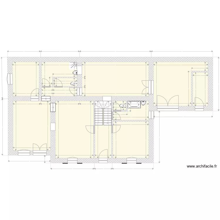 Maison &agrave; Louannec V0. Plan de 