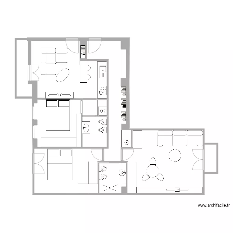 SETTEMBRINI. Plan de 