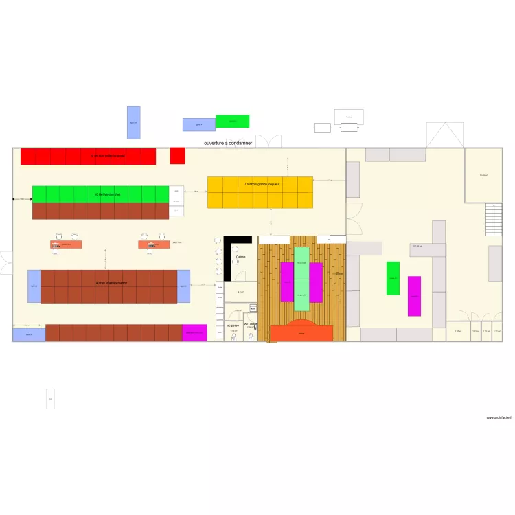 Montpellier projet davy. Plan de 