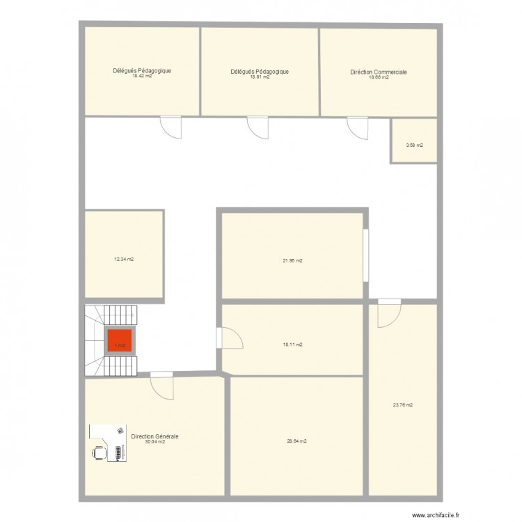 plan Librairie Mezzanime. Plan de 0 pièce et 0 m2