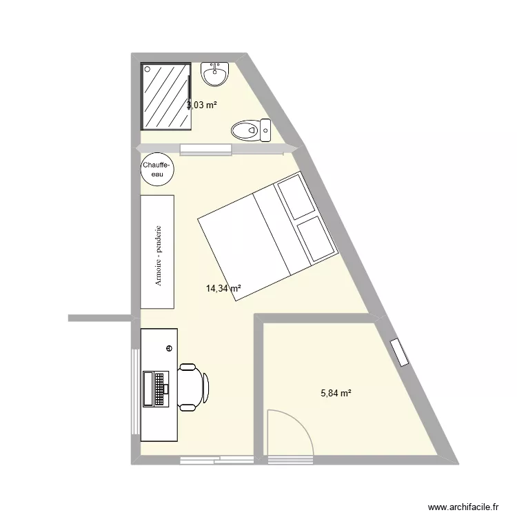 EXTENSION BUREAU ABRI DE JARDIN. Plan de 3 et 23 m² EXTENSION BUREAU ABRI DE JARDIN. Plan de 3 et 23 m²