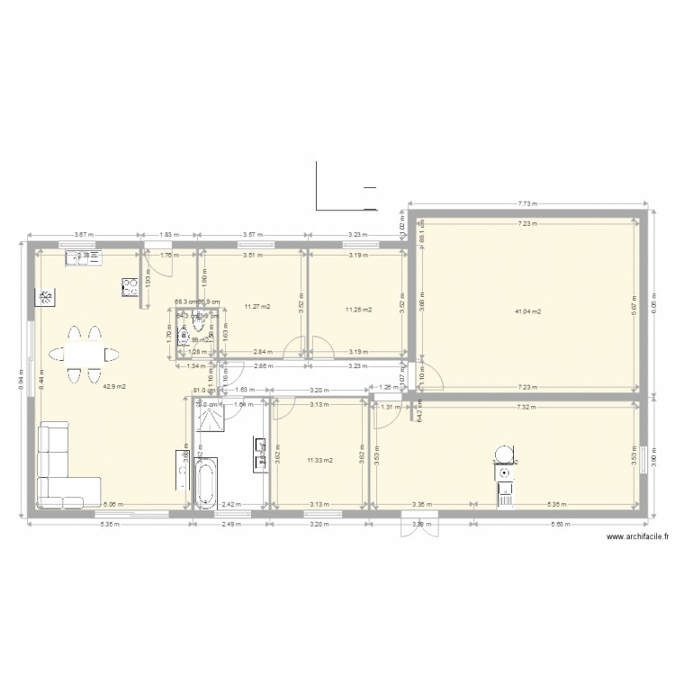 Maison Flo. Plan de 0 pièce et 0 m2
