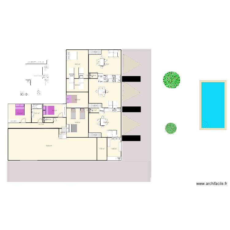 gite 12. Plan de 0 pièce et 0 m2