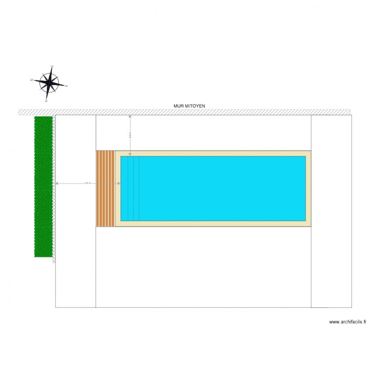 PLAN PISCINE. Plan de 0 pièce et 0 m2