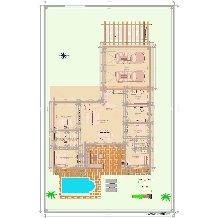 construction p4. Plan de 0 pièce et 0 m2