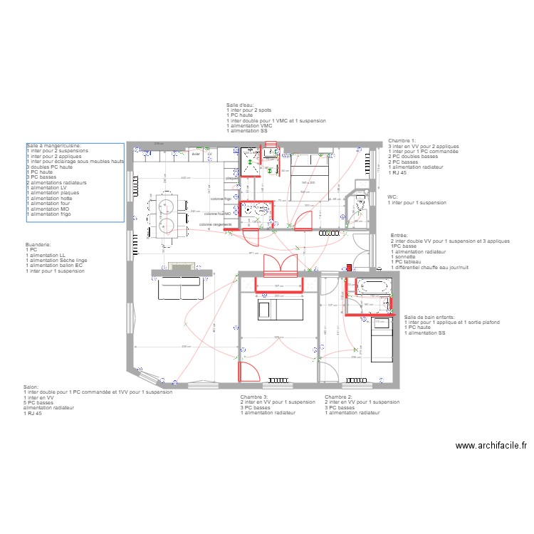 fabre sdb enfants. Plan de 0 pièce et 0 m2