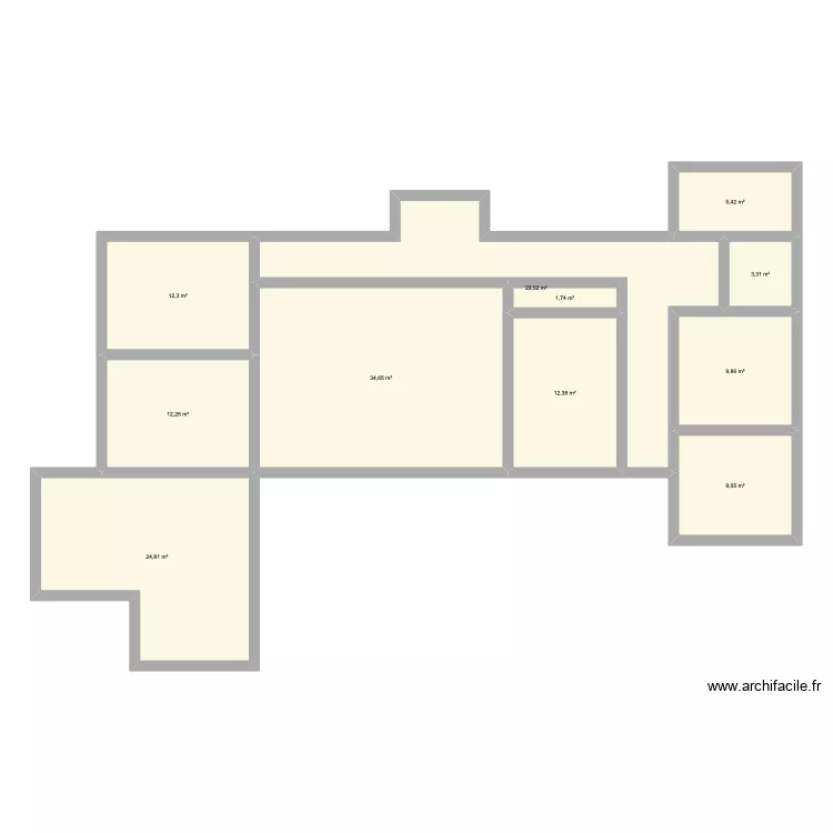 LECOINDRE ORIGINE. Plan de 