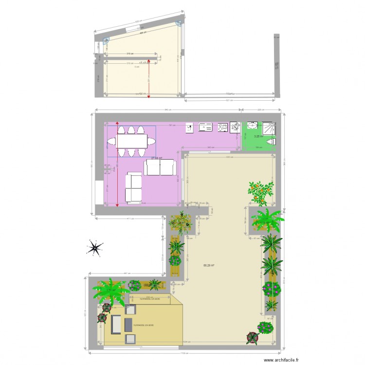 Maison grange 03. Plan de 0 pièce et 0 m2