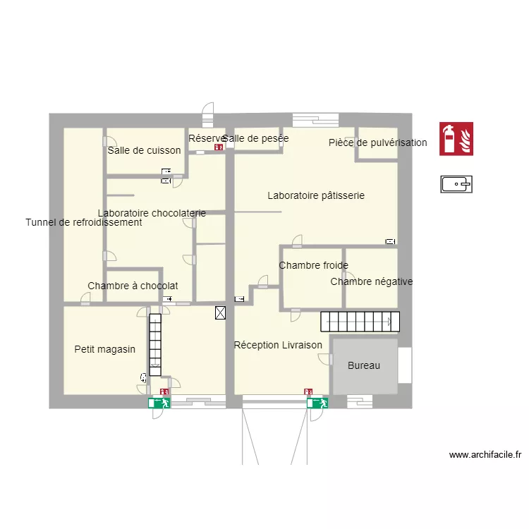 LABORATOIRE. Plan de 