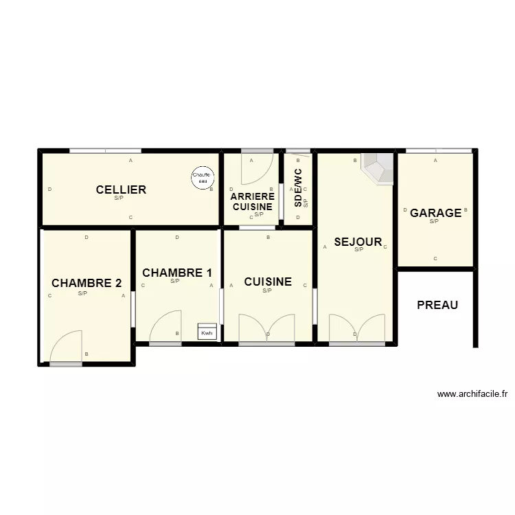 SIMONIN PLAN. Plan de 