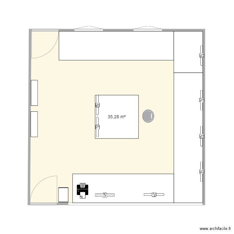 BUREAU RHUM. Plan de 0 pièce et 0 m2