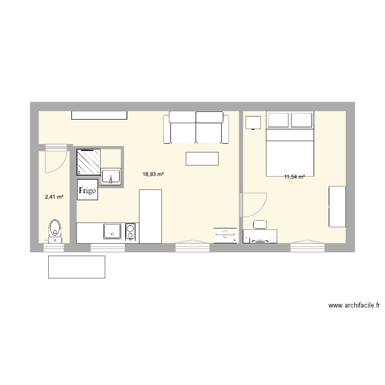 Florie Levallois. Plan de 0 pièce et 0 m2