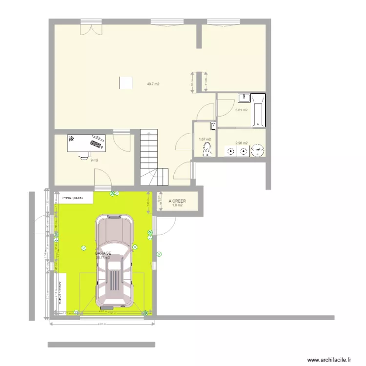 plan avec extension garage 16042016. Plan de plan avec extension garage 16042016. Plan de