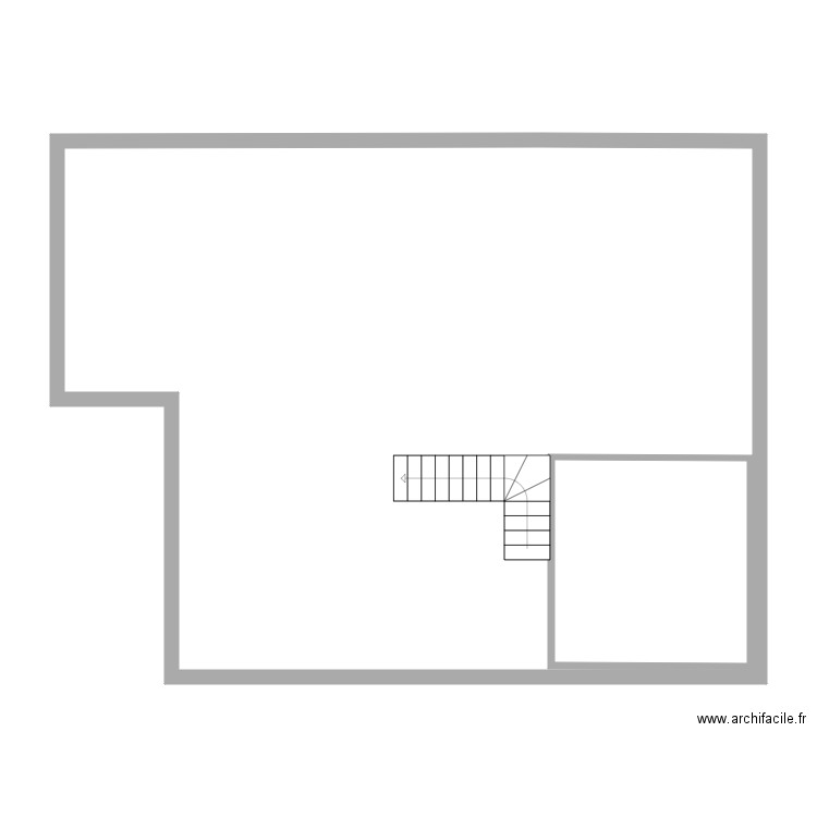 Sous sol Chalet 1. Plan de 0 pièce et 0 m2