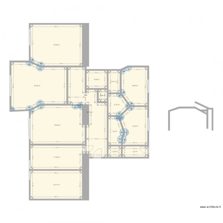 coin Verseny Muranyi PDB. Plan de 0 pièce et 0 m2