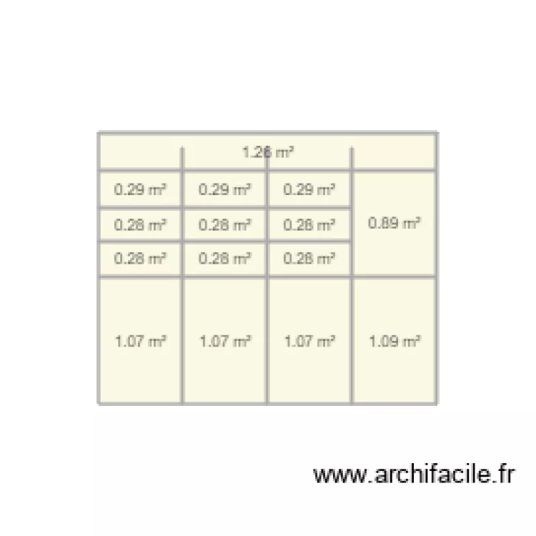 vue 2D dressing 1. Plan de 