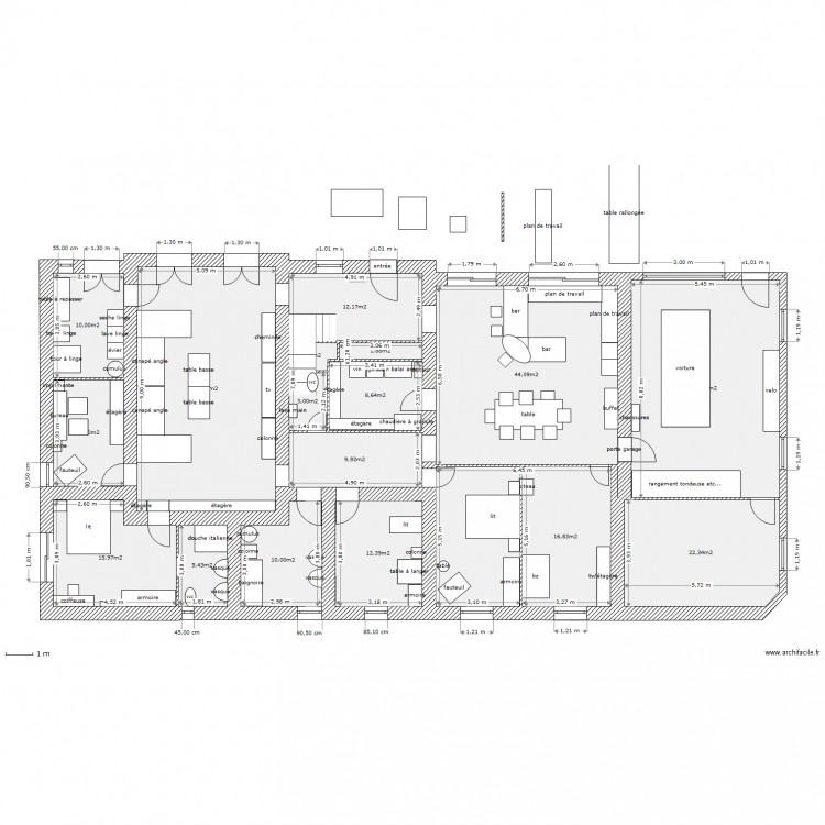 final idée cuisine. Plan de 0 pièce et 0 m2