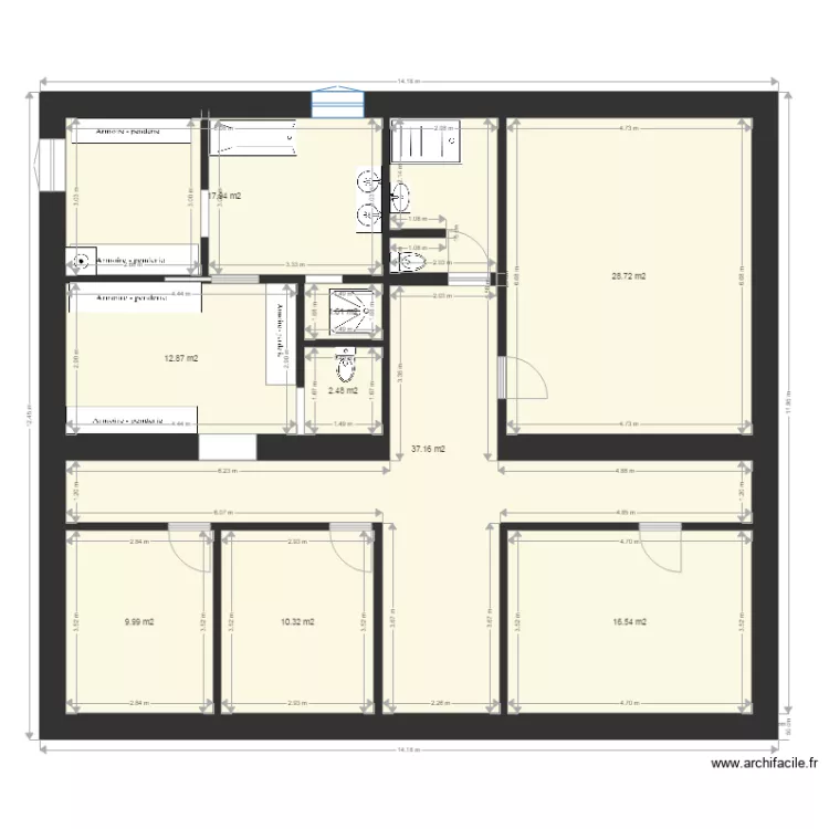 chez moi 3. Plan de chez moi 3. Plan de