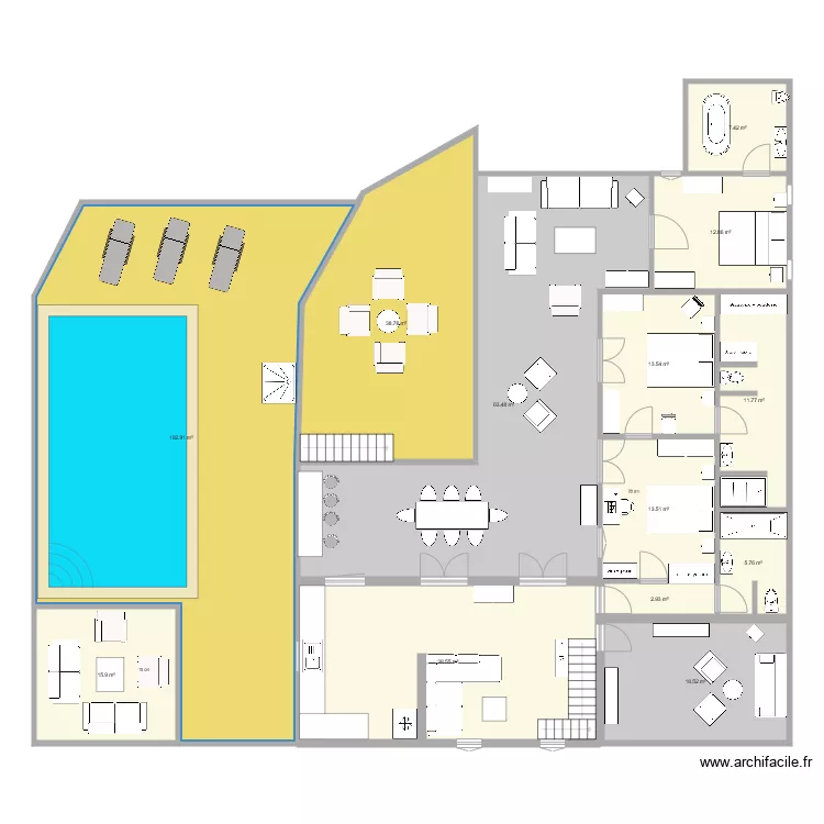 case pilote. Plan de 