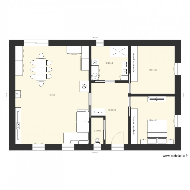 nouvelle maison. Plan de 0 pièce et 0 m2