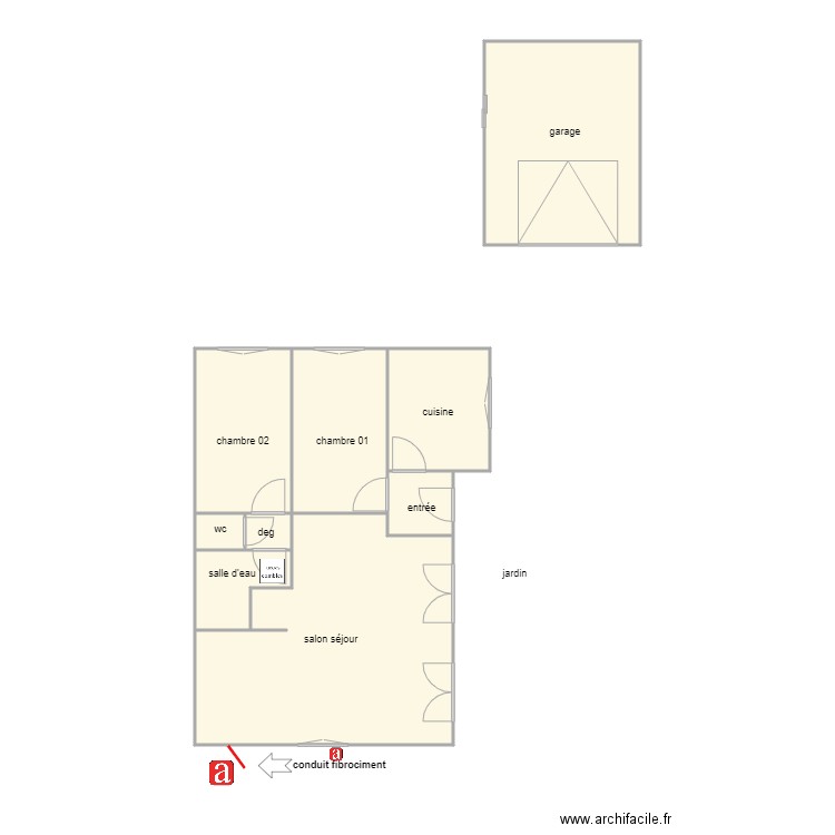 indivision bordin 1120 am. Plan de 9 pièces et 78 m2