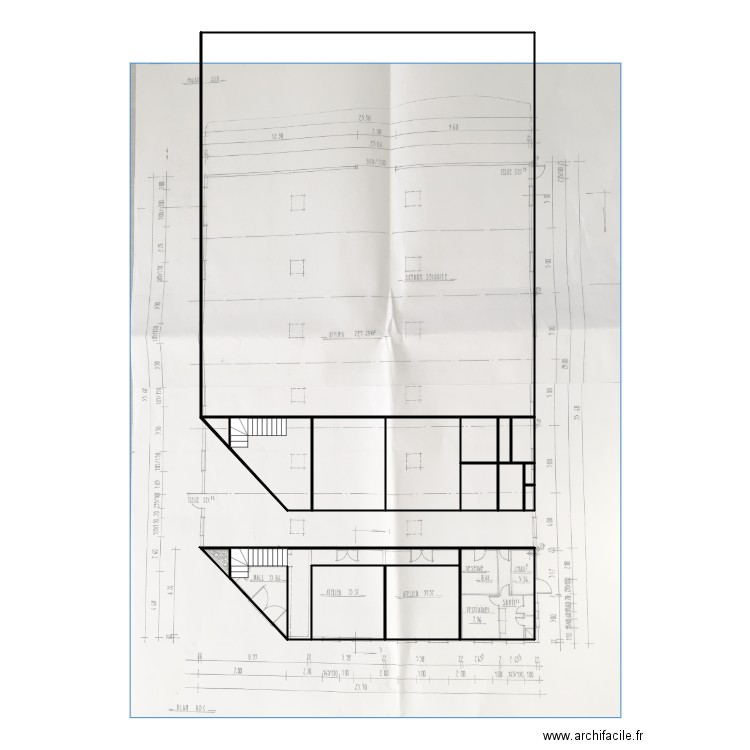 42125 croquis RDC et 1er. Plan de 0 pièce et 0 m2