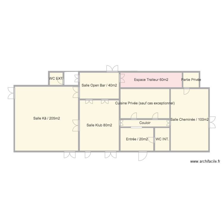 Plan des salles Koukano . Plan de 0 pièce et 0 m2