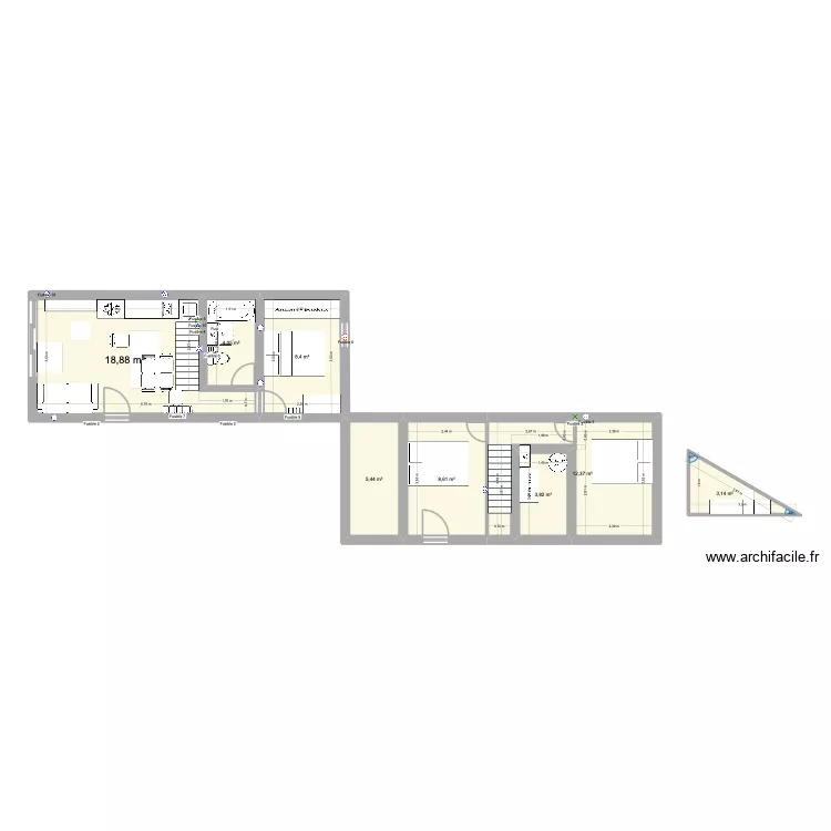 HOURTIN. Plan de 8 et 65 m² HOURTIN. Plan de 8 et 65 m²