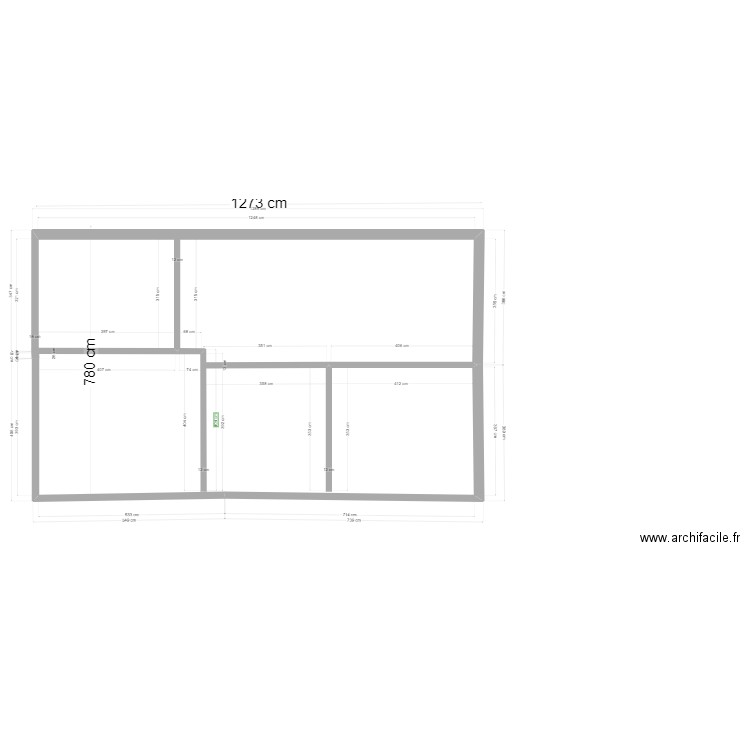 plan 24 3 23 . Plan de 4 pièces et 47 m2